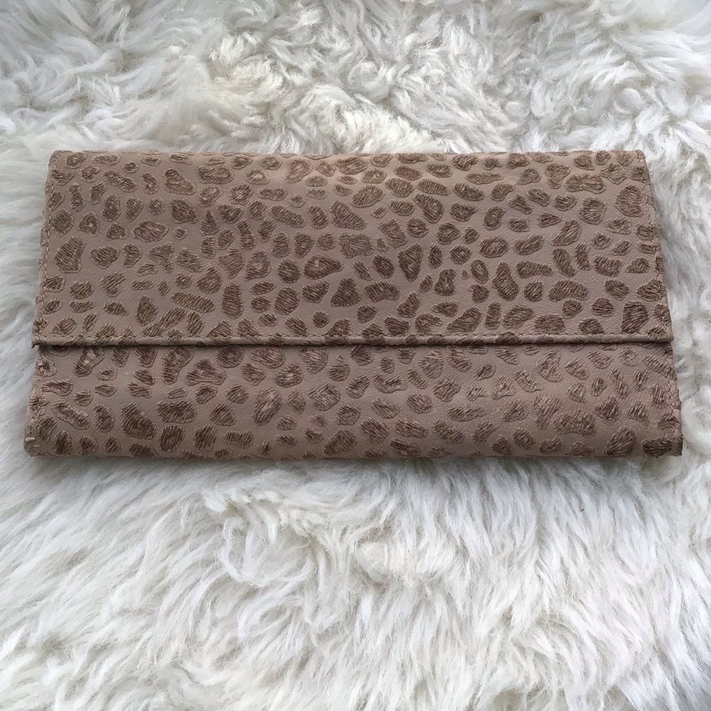 Rare Leather Wallet by SAPAF expressly for 3 Grandi Bellagio Hotel Made in Italy